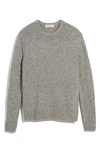 Madewell Crewneck Sweater In Dusk Grey Donegal