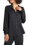 Splendid Paige Button-up Shirt In Black