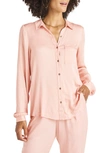 Splendid Chelsea Button-up Shirt In Pink