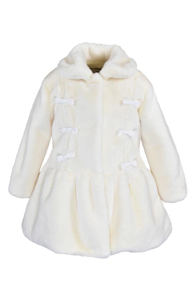 Widgeon Babies' Princess Faux Fur Coat In Vanilla Puff
