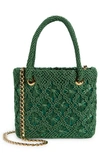 Camila Mesar Capaes Mini Shoulder Bag In Grass Green