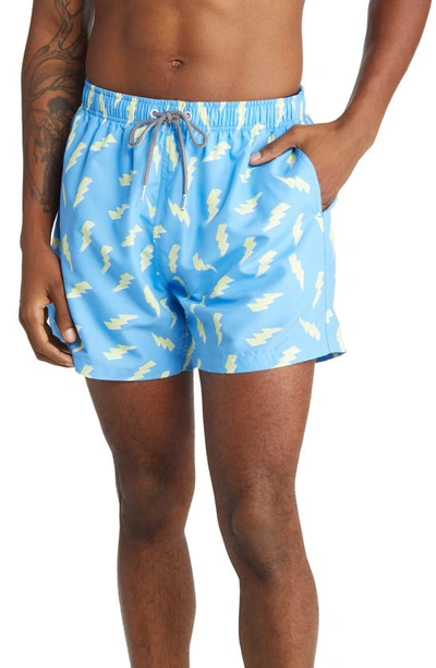 Boardies Zaps Swim Trunks In Blue