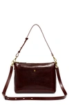 Madewell The Transport Shoulder Crossbody Bag: Box Leather Edition In Espresso Bean