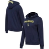 Pro Standard Navy Milwaukee Brewers Classic Fleece Pullover Hoodie In Navy