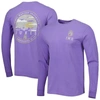 IMAGE ONE PURPLE JAMES MADISON DUKES CIRCLE CAMPUS SCENE LONG SLEEVE T-SHIRT