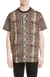 Givenchy Python Print T-shirt In Green
