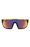 Nike Show X Rush 58mm Shied Sunglasses In Matte Black/ Field Tint