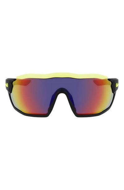 Nike Show X Rush 58mm Shied Sunglasses In Matte Black/ Field Tint