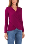 1.state Cozy Knit Top In Plum Fairy
