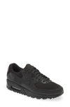 Nike Air Max 90 Sneaker In Black/ Black-black