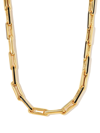 LAUREN RUBINSKI 14K YELLOW GOLD CHAIN-LINK NECKLACE,LR3NLC16ML18414257