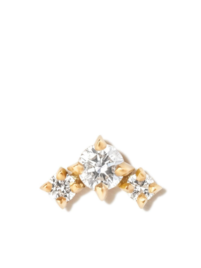 Lizzie Mandler Fine Jewelry Yellow Gold Éclat Diamond Stud Earring