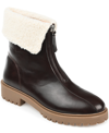 Journee Collection Women's Fynn Booties In Brown