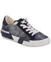 Dolce Vita Zina Sneaker In Gunmetal Leather