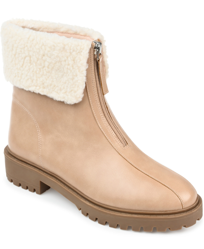 Journee Collection Journee Women's Tru Comfort Foam Fynn Bootie In Tan