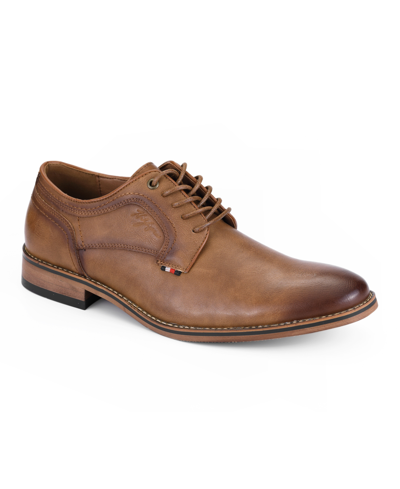 Tommy Hilfiger Men's Benty Lace-up Casual Oxford Shoes In Medium Brown