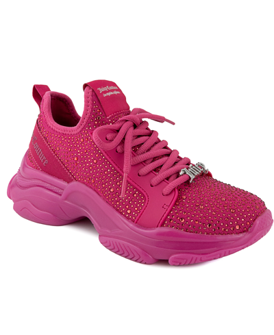 Juicy Couture Women's Adana Lace-up Sneakers In Fuchsia