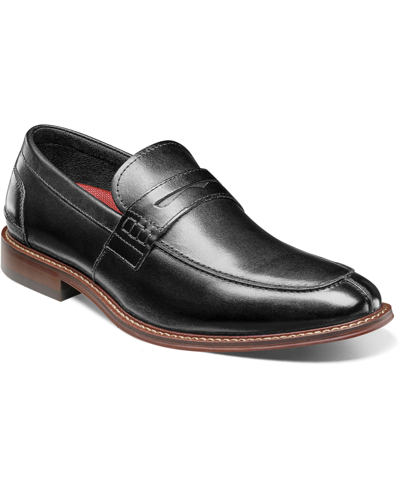 Stacy Adams Men's Marlowe Split-toe Penny Loafers Men's Shoes In Black