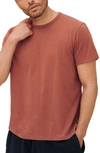 Jason Scott Raymond Crewneck Pima Cotton T-shirt In Red