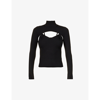 Simkhai Ribbed-knit Layered Top In Black