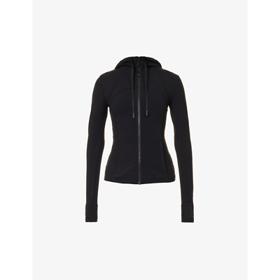 Lululemon Define High-neck Stretch-jersey Jacket In Black