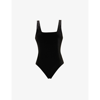 Good American Modern Tank Scuba Thong Bodysuit In Black001