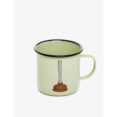 Seletti Wears Toiletpaper Enamel Plunger Mug