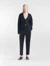 Filippa K Karlie Cropped Tapered Trousers In Grey
