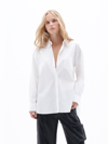 Filippa K Poplin Shirt In White