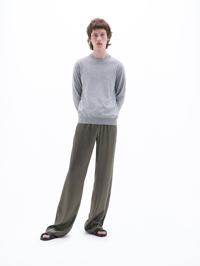 Filippa K Cotton Merino Jumper In Grey