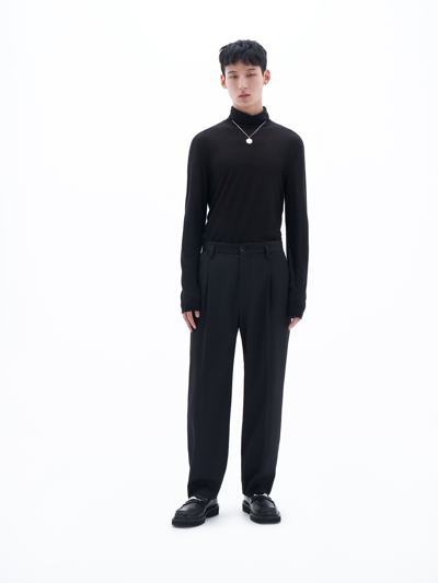 Filippa K Samson Wool Trousers In Black