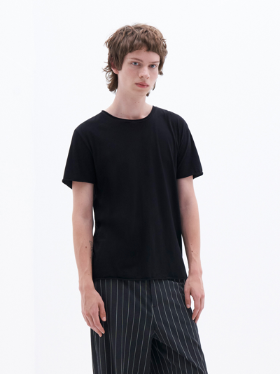 Filippa K Roll Neck Tee In Black