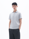 Filippa K Stretch Cotton Polo T-shirt In Grey