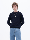 Filippa K Cotton Merino Sweater In Blue