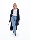 Filippa K Bailey Belted-wait Coat In Blue