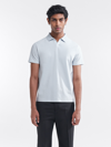 Filippa K Stretch Cotton Polo T-shirt In Blue