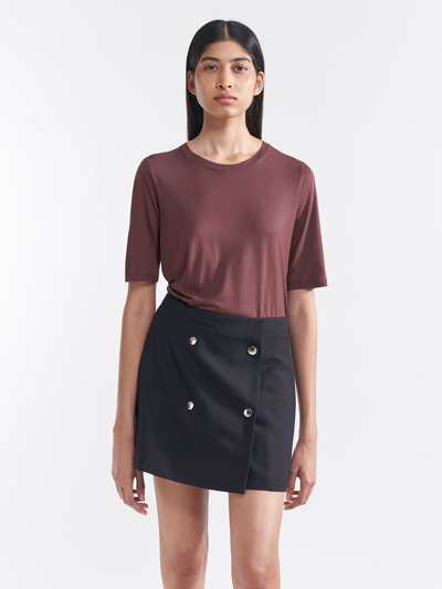 Filippa K Elena Short-sleeve T-shirt In Red