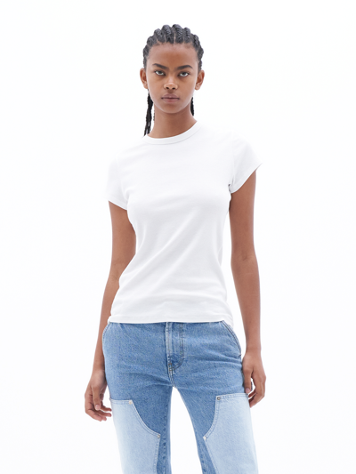 Filippa K Fine Rib Tee In White