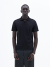 Filippa K Stretch Cotton Polo T-shirt In Black