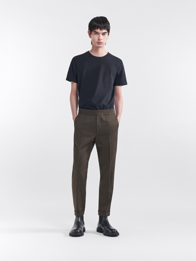 Filippa K Terry Cropped Trousers In Green