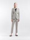 Filippa K Sasha Cool Wool Blazer In Grey