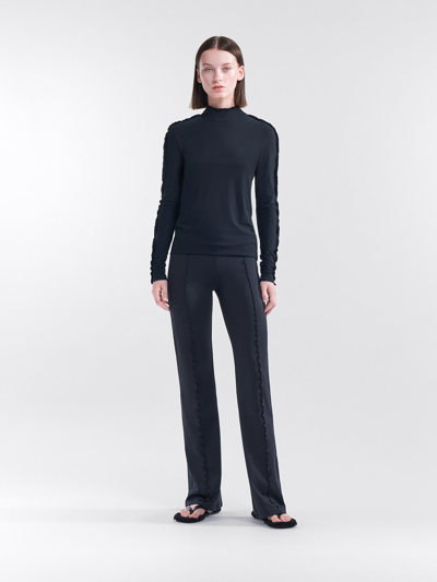 Filippa K Frill Bootcut Legging In Black