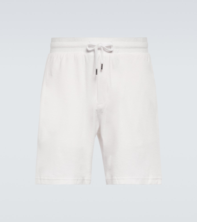 Frescobol Carioca Augusto Terry Shorts In Ivory