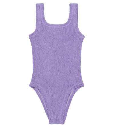 Hunza G Classic Swimsuit In Lilac