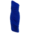 Norma Kamali Diana One-shoulder Maxi Dress In Cobalt