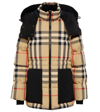 BURBERRY ARCHIVE CHECK PUFFER JACKET