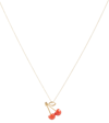 ALIITA CEREZA 9KT GOLD AND CORAL NECKLACE