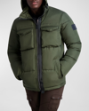 Karl Lagerfeld Quilted Jacket In Olive