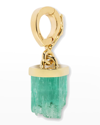 AZLEE SMALL EMERALD COLUMN CHARM