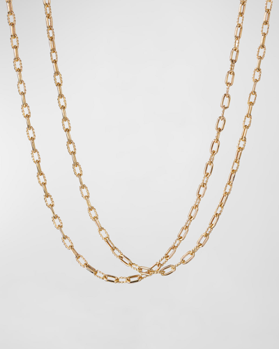 David Yurman 3mm Madison Necklace In 18k Gold